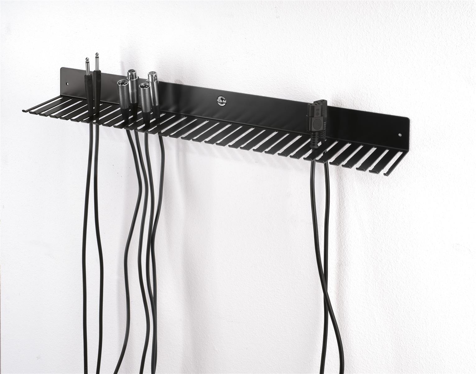 Kabel-Wandhalter 49020 K-M schwarz