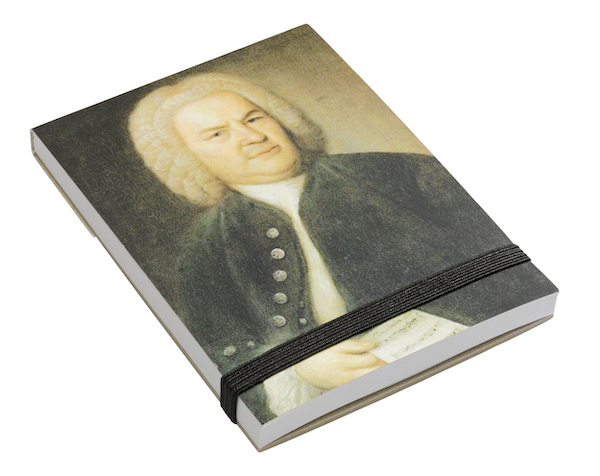 Notitzblock Bach-Portrait DIN A7