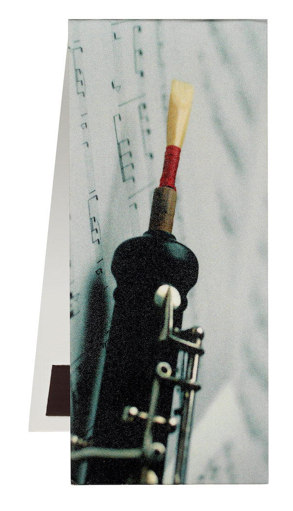 Lesezeichen Oboe-Notenblatt