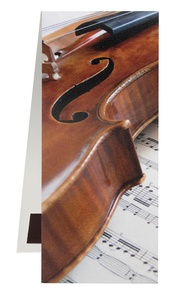 Lesezeichen Geige-Notenblatt