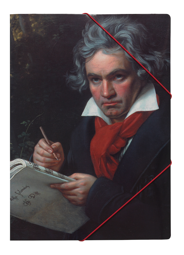 Gummispannmappe Beethoven Portrait