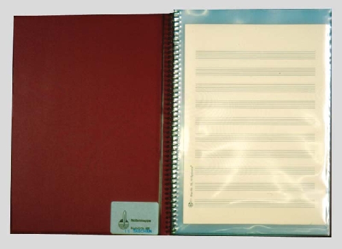 Spiralmappe - DIN A5 hoch 15 Taschen