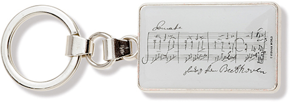 Schlüsselanhänger Beethoven Noten