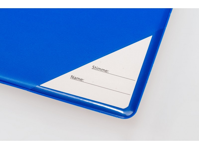 Chormappe Hoch DIN A4 10mm Star blau Chormappe Hoch DIN A4 10mm Star blau